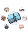 6 sztuk/zestaw Wysokiej Jakości Oxford Tkaniny Mesh Torba Podróżna Organizator Przechowalnia Pakowania Cube Organizator Higieny 