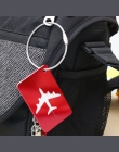 Gorąca Sprzedaż bagażu tag Samolotu Kwadratowy Kształt ID Walizka Tożsamości Adres Etykiety Nazw akcesoria podróży Bagażu Pokład