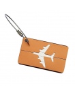 Gorąca Sprzedaż bagażu tag Samolotu Kwadratowy Kształt ID Walizka Tożsamości Adres Etykiety Nazw akcesoria podróży Bagażu Pokład