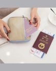 INHO CHANCY Mody Przenośne Akcesoria Podróżnicze Wodoodporna Oxford Wielofunkcyjne Paszport Portfele Posiadaczy Kart Pieniądze P