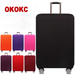 OKOKC Zagęścić Elastyczna Pure Color Bagażu Podróży Walizka Ochronna Pokrywa, stosuje się do 18-32 cal Przypadki, Akcesoria podr