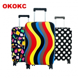 OKOKC Podróży na Drodze Pokrywa Bagażu Wózek przypadku Bagażu Podróży Walizka Ochronna pokrywa Kurz pokrywa dla 18 do 30 cali