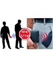 MRF12 RFID Blokowanie Slim Skórzany Portfel Skóra Bydlęca Przednia Kieszeń Posiadacz karty Etui na karty Kredytowej Z Okna ID Id