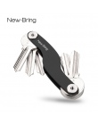 NewBring klucz samochodowy uchwyt łańcucha Inteligentny Klucz Portfele pierścień kolektor gospodyni Tlenek Aluminium DIY EDC Kie