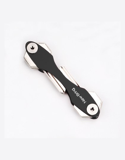 NewBring Key Ring Portfele smart car key holder collector gospodyni Tlenek Aluminium DIY EDC Kieszonkowy key organizator