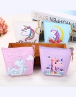 Cute Girl Dzieci Portmonetki Posiadacza Kawaii Unicorn Zwierząt Kobiet Mini Zmiany Portfele Money Bag Coin Bag Dzieci Zipper Pou