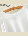 KaiTingu 2017 Brand New Fashion Wiosna Lato Harajuku Krótkim Rękawem T Shirt Kobiet Topy Wieża eiffla Drukowane T-shirt Biały Tk