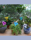 10 sztuk Plastikowe typu T Ogród Tagi Ozdoby Kwiat Roślin Etykiety Przedszkola Grube Tag Markery Dla Roślin Ogród Dekoracji