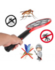 1 sztuk Elektryczny Swatter Komara Anty Komary Latać Odstraszający Bug Owad Odstraszacz Domu Ogród Handheld Szkodników Zgadzał R