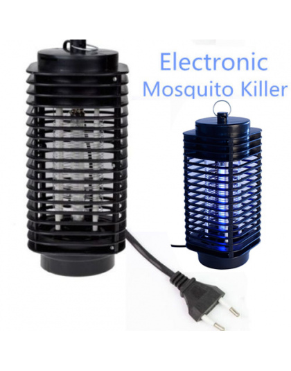 Elektryczne Mosquito Zabójca Pułapka Bug Moth Fly Lampa Led Light Night Light Black Zabijania owadów Zapper Anti Mosquito Szkodn