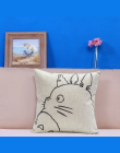 2017 Gorąca Sprzedaż Hayao Miyazaki Totoro Bawełniana pościel Poszewka na Poduszkę Dla biura/sypialnia/krzesło siedzenia poduszk