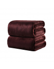 Super ciepłe miękkie tekstylia Domowe koc solid color Flanela koce rzut na sofa/łóżko/podróży pledy narzuty arkuszy P15