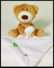 2016 Dziecko Spania Uspokoić Śliniaki Dla Dzieci Koc Uspokoić Zabawki Lalki Niedźwiedź Bebe Malucha Zabawki Dla Niemowląt Bawełn