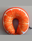 Oryginalność Podróży Poduszka Nanocząstek Ochrona Szyi Poduszki Miękkie Arbuz Owoce Pomarańczowy Kiwi U Kształt Samochodów Samol