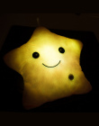 Kolorowe Poduszki Ciała Gwiazda Światła LED Luminous Glow Pillow Poduszka Miękkie Relax Prezent Smile 5 Kolory Ciała Poduszki
