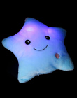 Kolorowe Poduszki Ciała Gwiazda Światła LED Luminous Glow Pillow Poduszka Miękkie Relax Prezent Smile 5 Kolory Ciała Poduszki