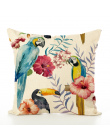 Nowy przyjazd Ameryki południowej Stylu papuga paw Pościel Rzuć Pillow pokrywy Room Decor poszewka Cartoon Piękny Fashion Hot sp