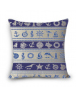 Strona główna dekoracyjne poduszki Europa plac bawełniana pościel morskie poduszki siedzenia Sea style żeglarstwo Kotwica coussi