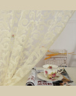 NAPEARL styl Europejski projekt żakardowe dekoracja wnętrz nowoczesne zasłony tiulu tkaniny organza sheer panel leczenia okna bi