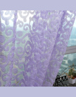 NAPEARL styl Europejski projekt żakardowe dekoracja wnętrz nowoczesne zasłony tiulu tkaniny organza sheer panel leczenia okna bi