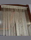 200x100 cm Nowoczesne Słodkie Flash Linii Błyszczące Tassel String Kurtyna Okno Pokoju Dzielnik Kurtyny Valance Dekoracji Domu