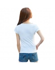 Lato Kobiet T koszula Czarny Biały Kobiety Koronka Bawełniana Patchwork Podstawowe Koszulki Casual Bluzki Krótki Rękaw Koszulkę 
