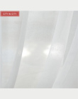 CITYINCITY Miękkie Biały Tulle Zasłony Do salonu Japan style Woal Sheer Zasłony Okna do sypialni jadalni Dostosowane