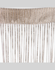 String Zasłony 2x1 M Kryształ Koraliki Tassel Silk String Zasłony Okna Drzwi Panel Sheer Zasłony Valance Dla Życia pokój