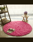 Puszyste okrągły kilim dywan dywany dla salon faux futro carpet dzieci Pokój Długi Pluszowe Obszar Dywan Shaggy dywany dla sypia
