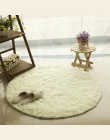 Puszyste okrągły kilim dywan dywany dla salon faux futro carpet dzieci Pokój Długi Pluszowe Obszar Dywan Shaggy dywany dla sypia