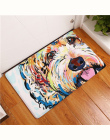 Nowy Styl Kreskówki Piękny Pies Malowanie Psy Druku Dywany Dywany antypoślizgowa Mata Podłogowa Zewnątrz Zwierząt Przednie Drzwi