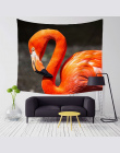Comwarm Wlid Zwierząt z Afryki Savanna Ścianie Wisi Gobelin Ścienne Król Lew Flamingo Żyrafa Wydrukowano Tapestry Room Decor Art