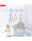 Gorący Sprzedawanie Pięć otworów plastikowe wieszaki stojaki suszenia prania Wielofunkcyjny sypialnia klatki piersiowej ubrania 
