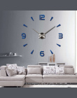 2018 nowy zegar ścienny zegarek kwarcowy reloj de pared nowoczesny design duże dekoracyjne zegary Europa akrylowe naklejki salon