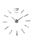 Gorąca sprzedaż duży zegar ścienny dekoracyjne zegary ścienne home decor diy zegary salon reloj naklejki ścienne