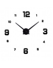 Nowy Zegar Ścienny Zegar Zegary Zegarek Horloge Murale Diy 3d Lustra Akrylowe naklejki Duży Dom Kwarcowy Okrągłe Igły Nowoczesne