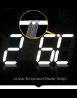3D DOPROWADZIŁY Zegar Ścienny Nowoczesny Cyfrowy Tabeli Pulpit Budzik Nightlight Saat Zegar Ścienny Do Domu Salon Biuro 24 lub 1