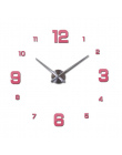 Gorąca Sprzedaż Nowa Ścienne Zegary Zegar Zegarek Naklejki Diy 3d Akrylowe Lustro Dekoracji Domu Kwarcowy Balkon/dziedziniec Igł