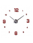 Gorąca Sprzedaż Nowa Ścienne Zegary Zegar Zegarek Naklejki Diy 3d Akrylowe Lustro Dekoracji Domu Kwarcowy Balkon/dziedziniec Igł
