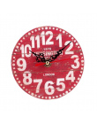 ISHOWTIENDA Nowy 1 pc 12 cm Styl Vintage Antyczny Zegar Ścienny Milczy Zasilany Baterią Reloj De Pared De Estilo Drewna Vintage 