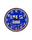 12 cm stare retro dekoracji wnętrz zegar ścienny home decoration MDF zegar kwarcowy wyciszenia zegar salon wisiorek dekoracji
