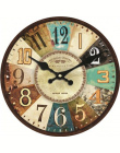 WONZOM Kolorowe Projekt Klasyczny Reloj Zegar Ścienny Mody Milczy Salon Dekoracje Ścienne Saat Zegarek Dekoracji Ściany Domu 201