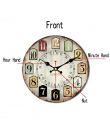 MEISTAR Rocznika Zegary Krótkie Projekt Cicha Domu Cafe Biuro Dekoracje Ścienne Zegary dla Kuchni Ściany Sztuki Duże Zegary Ście