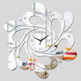 2015 bezpłatne reloj de pared zegary wysyłka nowy prawdziwe rzucili zegar zegarek dekoracji wnętrz Naklejki Ścienne Lustro Akryl