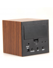 3 x AAA/USB Powered Mini Drewniany Zegar LED Cyfrowy Pulpit Budzik Gorąca Sprzedaż