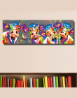 HDARTISAN Kolorowe Cztery Krów Graffiti Zwierząt Obraz Olejny Wydruki na płótnie Obraz Sztuki na Ścianie Sypialni salonu Wystrój
