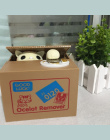 12x9x10 cm Śliczne Automatyczne Panda Kradnie Monety Skarbonka Kot Oszczędność Pieniędzy Pole Skarbonka Monety Kolekcja słoik Za
