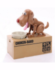 1 pc Robotic Pies Pieniądze Zapisywanie Box Money Bank Automatyczne Stole Monety Skarbonka Skarbonka Zabawki Prezenty dla Dzieci