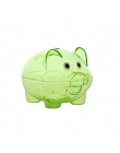 Cartoon Dzieci Świnia Money Saving Box Klasyczne Przezroczysty Decarate Plastikowym Pudełku Monety Skarbonka 4 Kolor