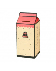 CFen's DIY skarbonka money box, pole mleka kształt papieru zapisywanie box/przechowywania pole monety, f-CB01